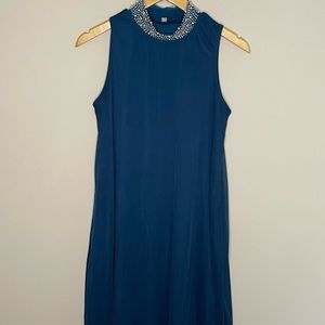 NWOT beaded neck dress